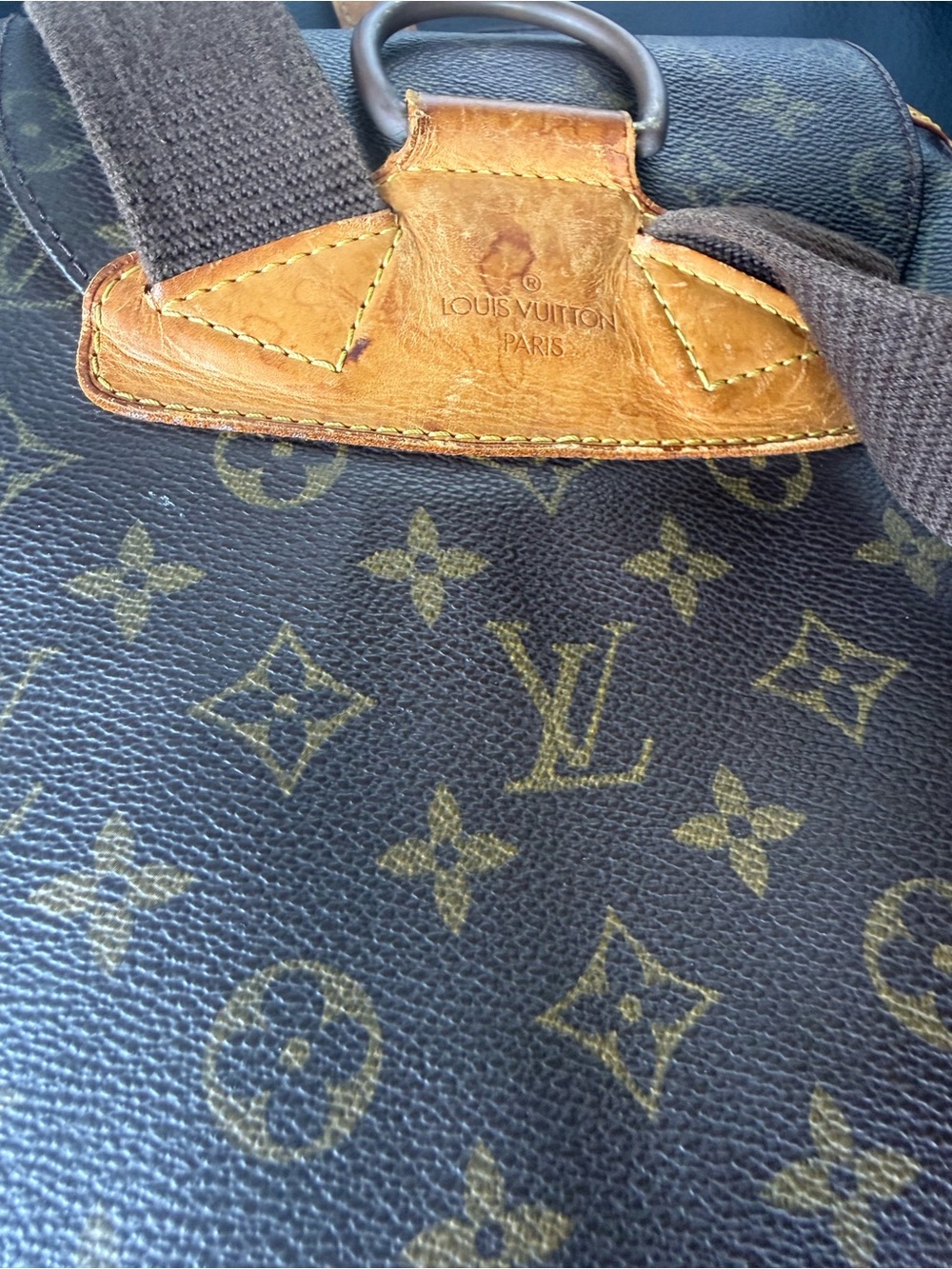 Louis Vuitton Monogram Canvas Backpack in Brown and Tan Leather GM - Picture 10 of 16